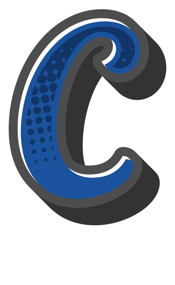 Comic Halftone Alphabet Letter and Number png