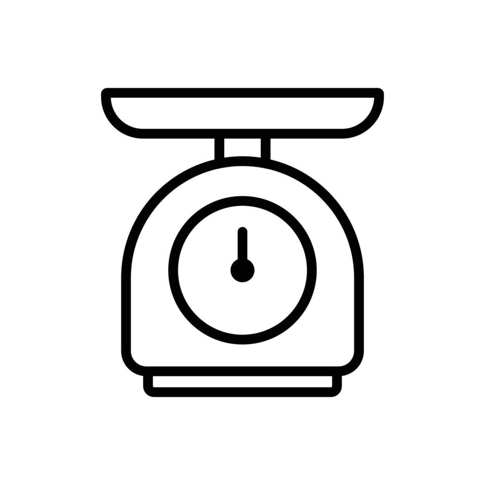 kitchen scale icon design template simple and clean vector