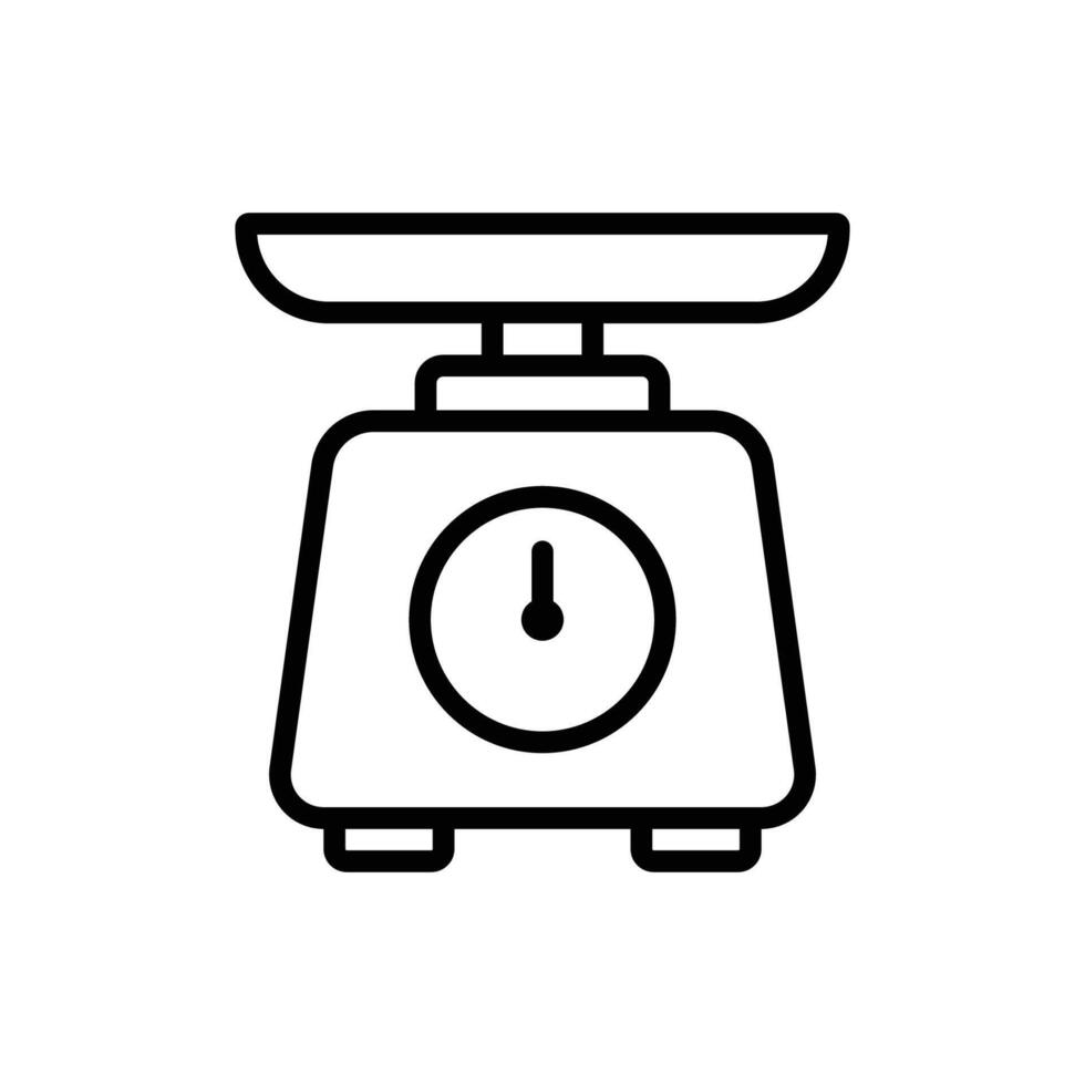 kitchen scale icon design template simple and clean vector