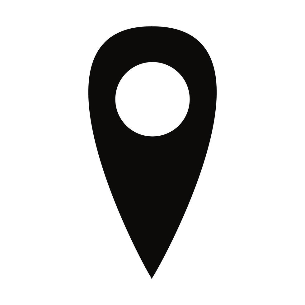 icon pin map vector