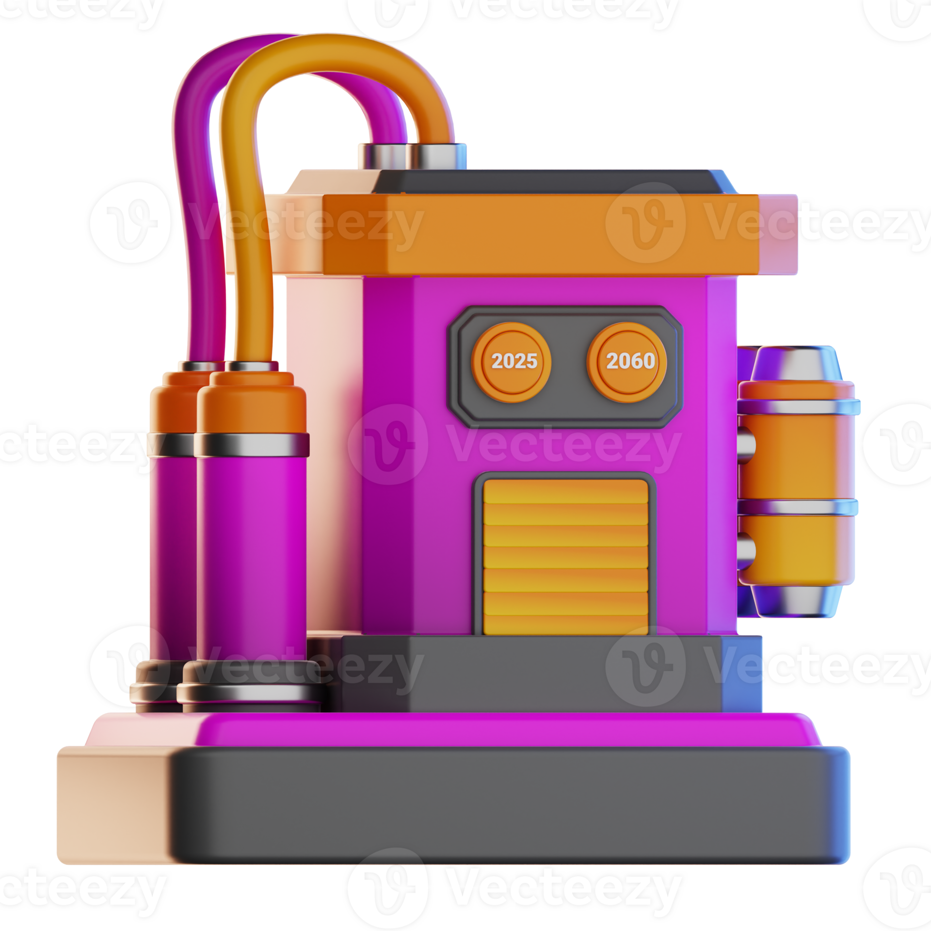 Time machine Technology Illustration 3d 43236521 PNG