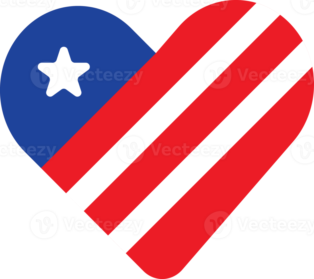 US Heart element Decoration Illustration png