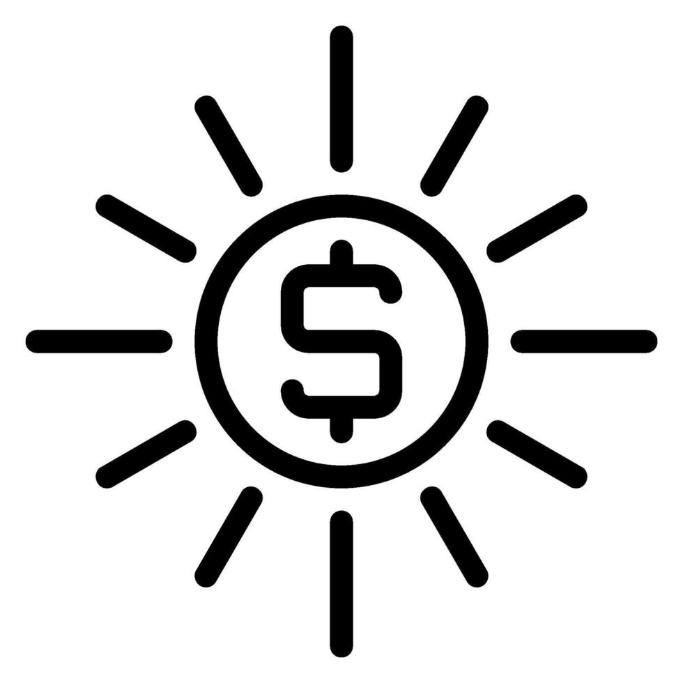 money line icon vector