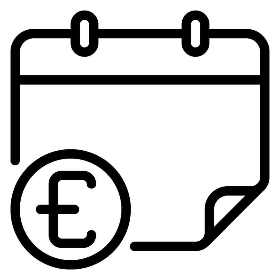 euro line icon vector