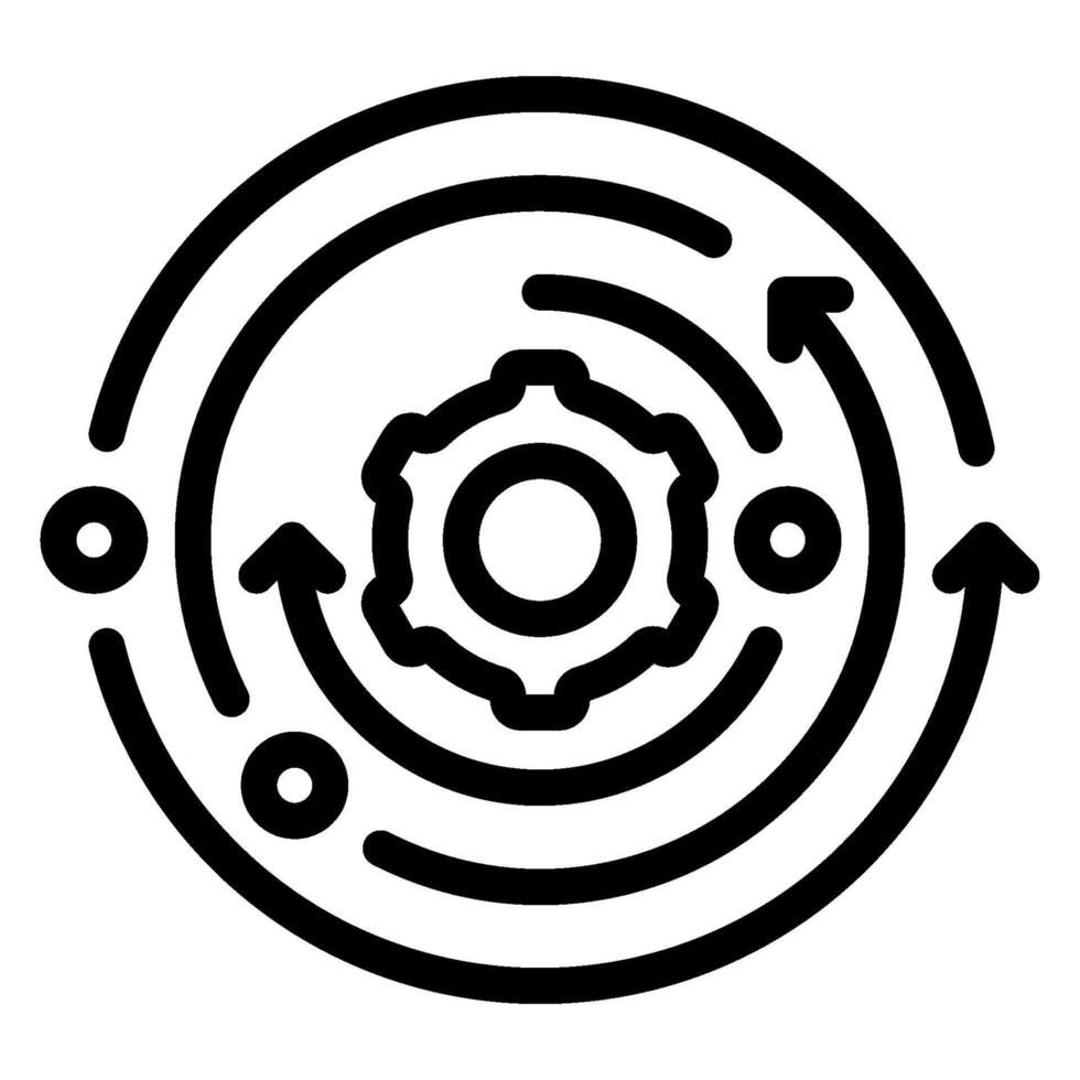 system line icon vector