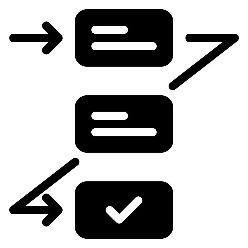 planning glyph icon vector