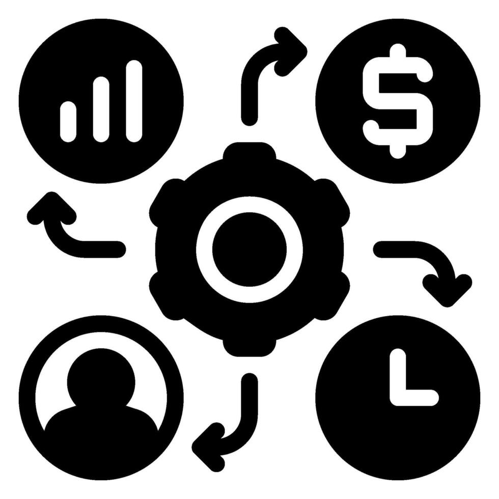 impact glyph icon vector