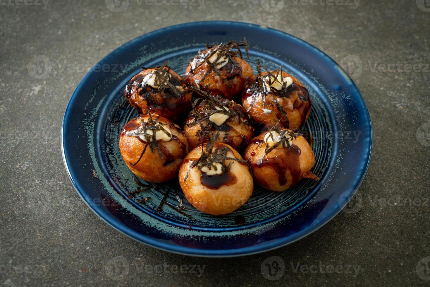 Takoyaki ball dumplings or Octopus balls photo