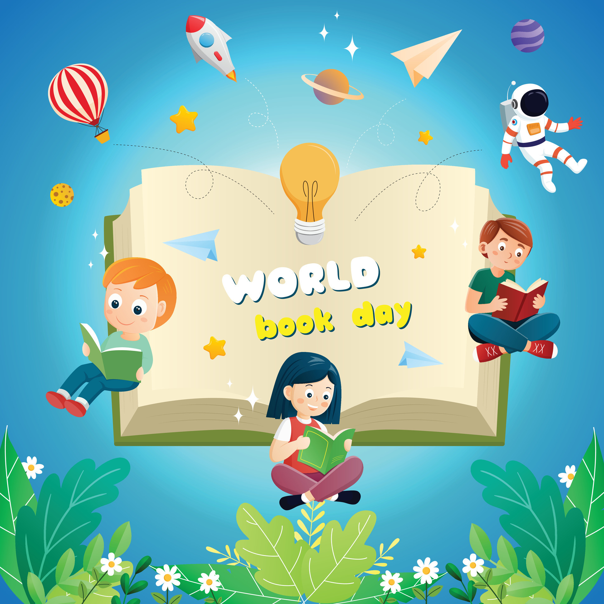 world-book-day-childrens-kids-reading-concentrate-knowleadge