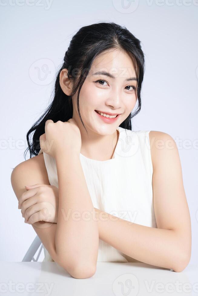 Beauty image of young Asian girl photo