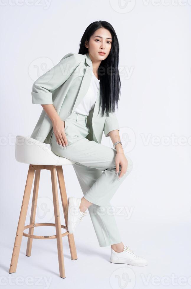 Portrait of young Asian business woman photo