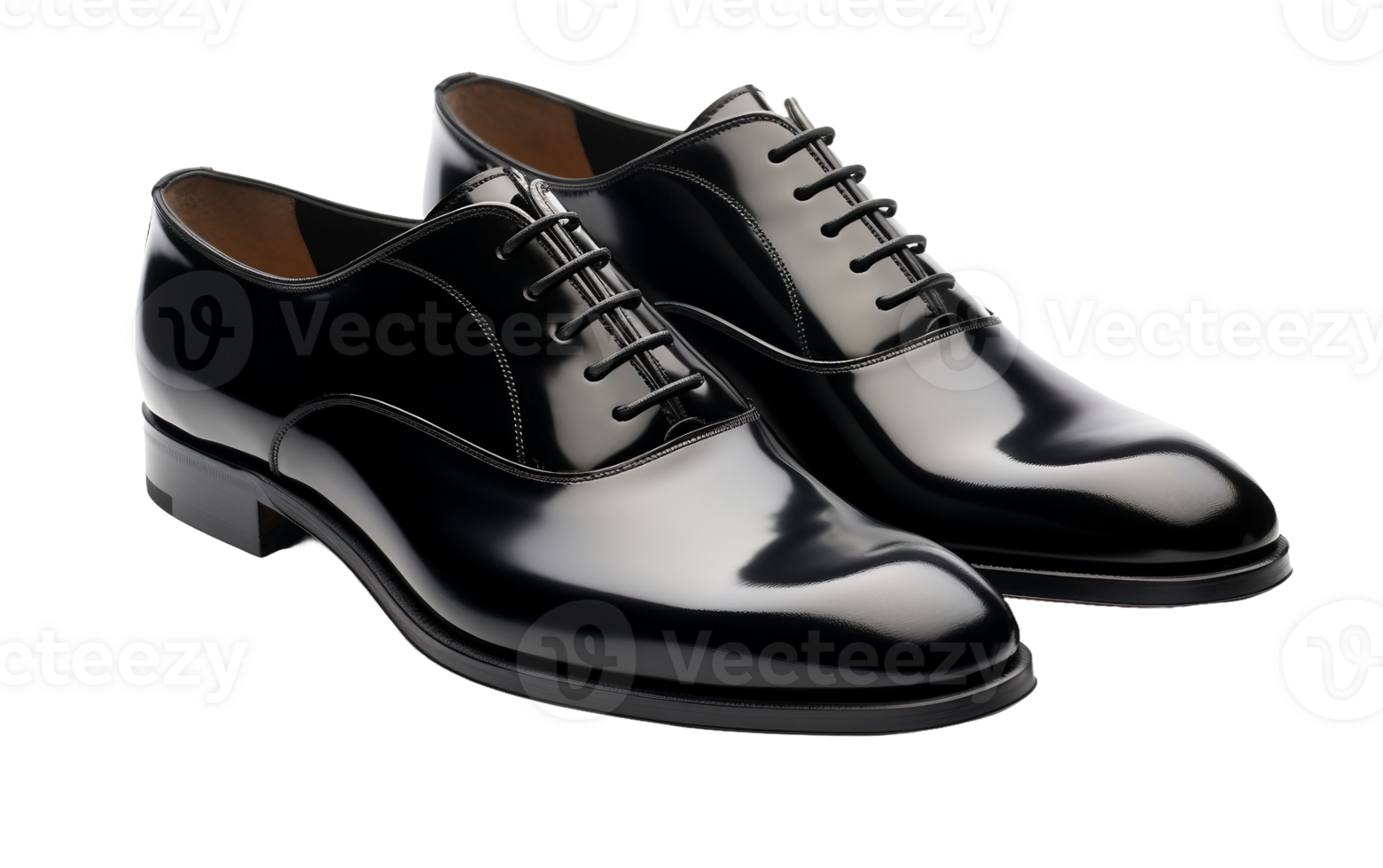 Formal Wholecut Oxford Shoes On Transparent Background png