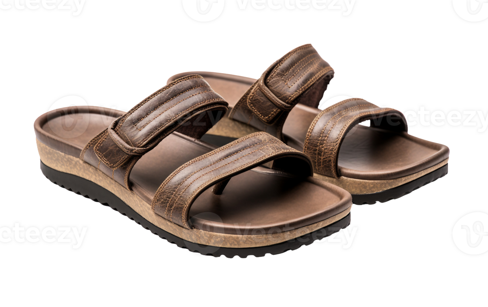 Embrace Comfort in Slide Sandals On Transparent Background png