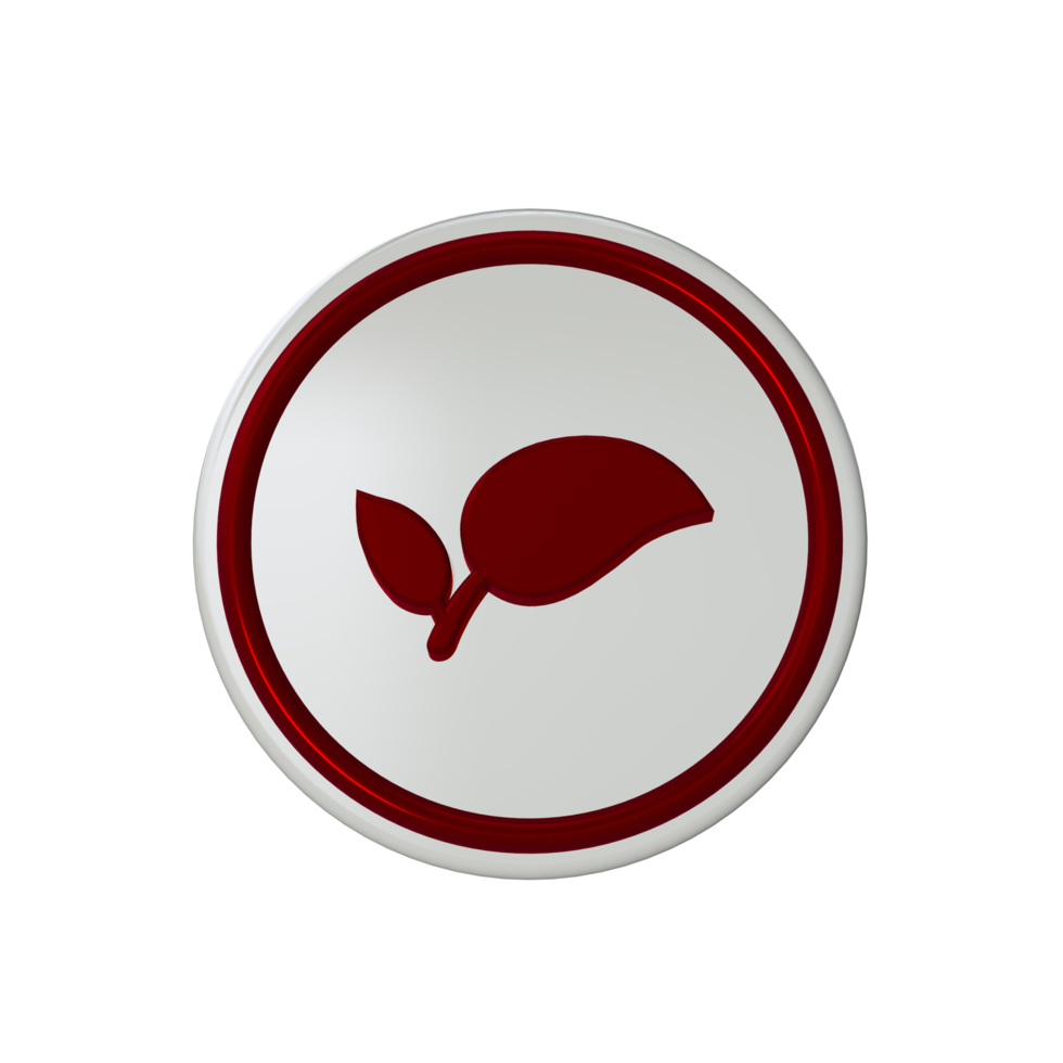 blad icoon met rood materiaal png