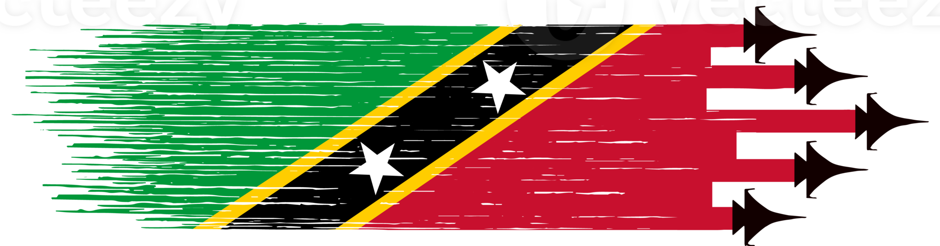 Saint kitts et nevis drapeau militaire jets png