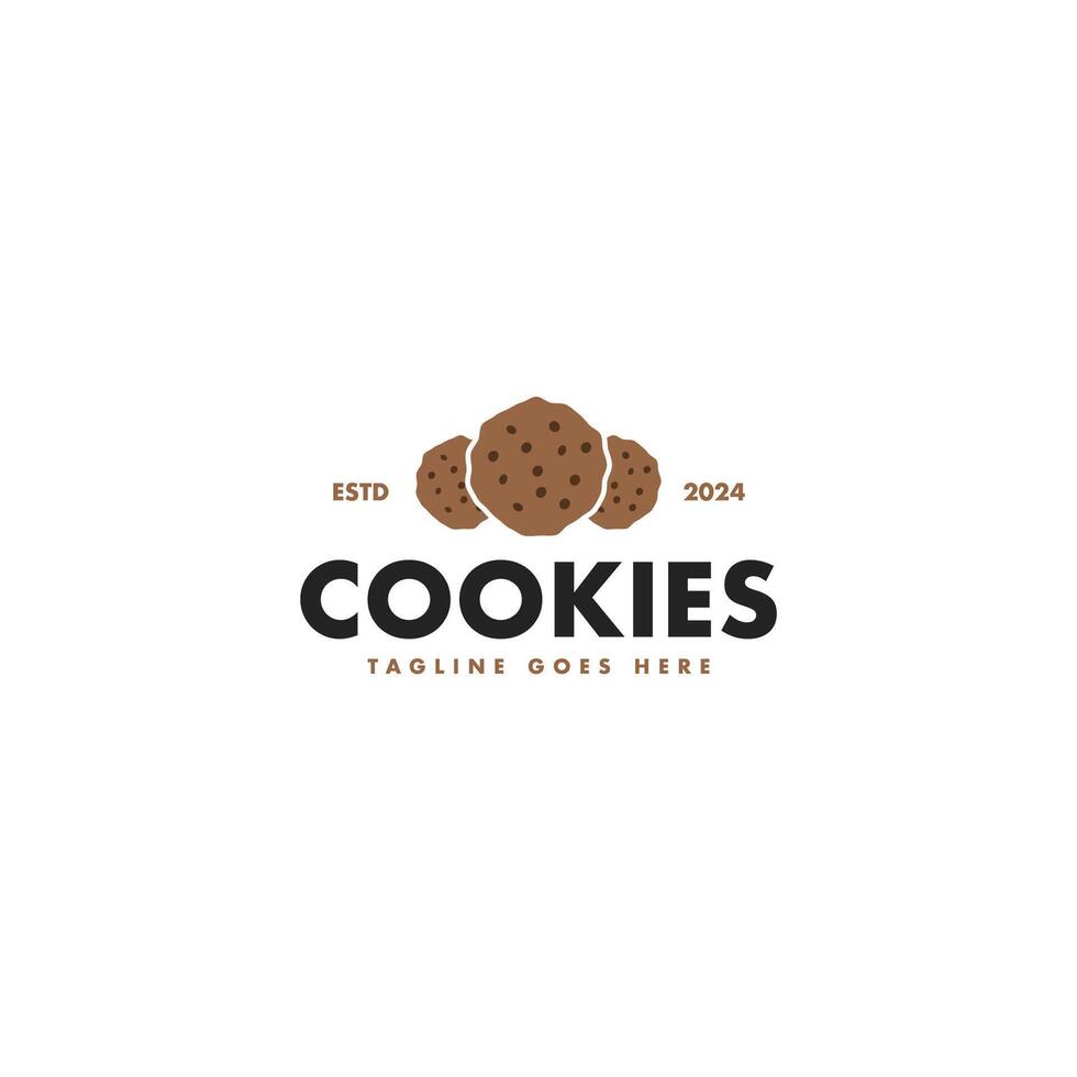 Cookies logo design illustration idea vector