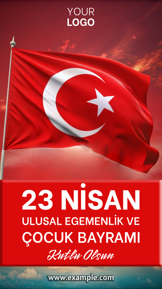 23 April National Sovereignty and Children's Day psd