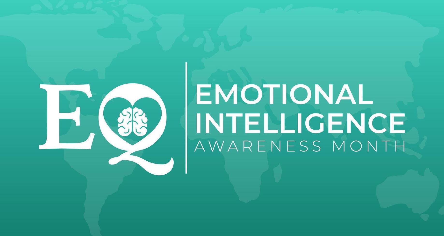 Green EQ Emotional Intelligence Illustration vector