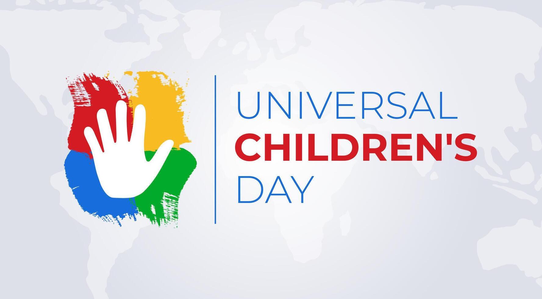 Universal Children's Day Background Illustration vector