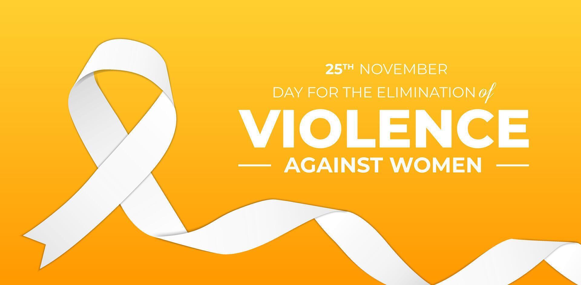 Day of the Elimination of Violence Against Women Illustration vector