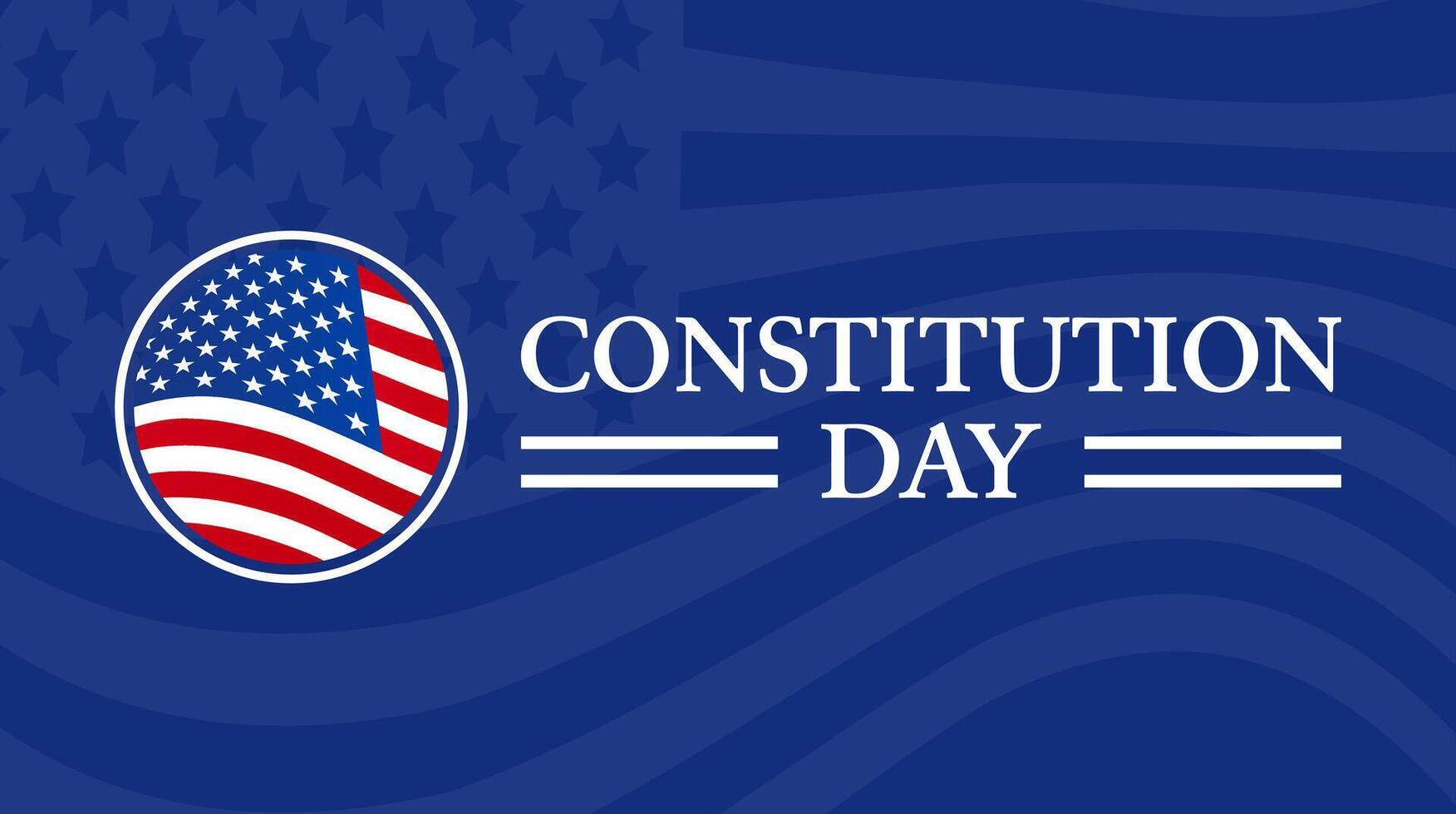 Constitution Day Background Illustration vector