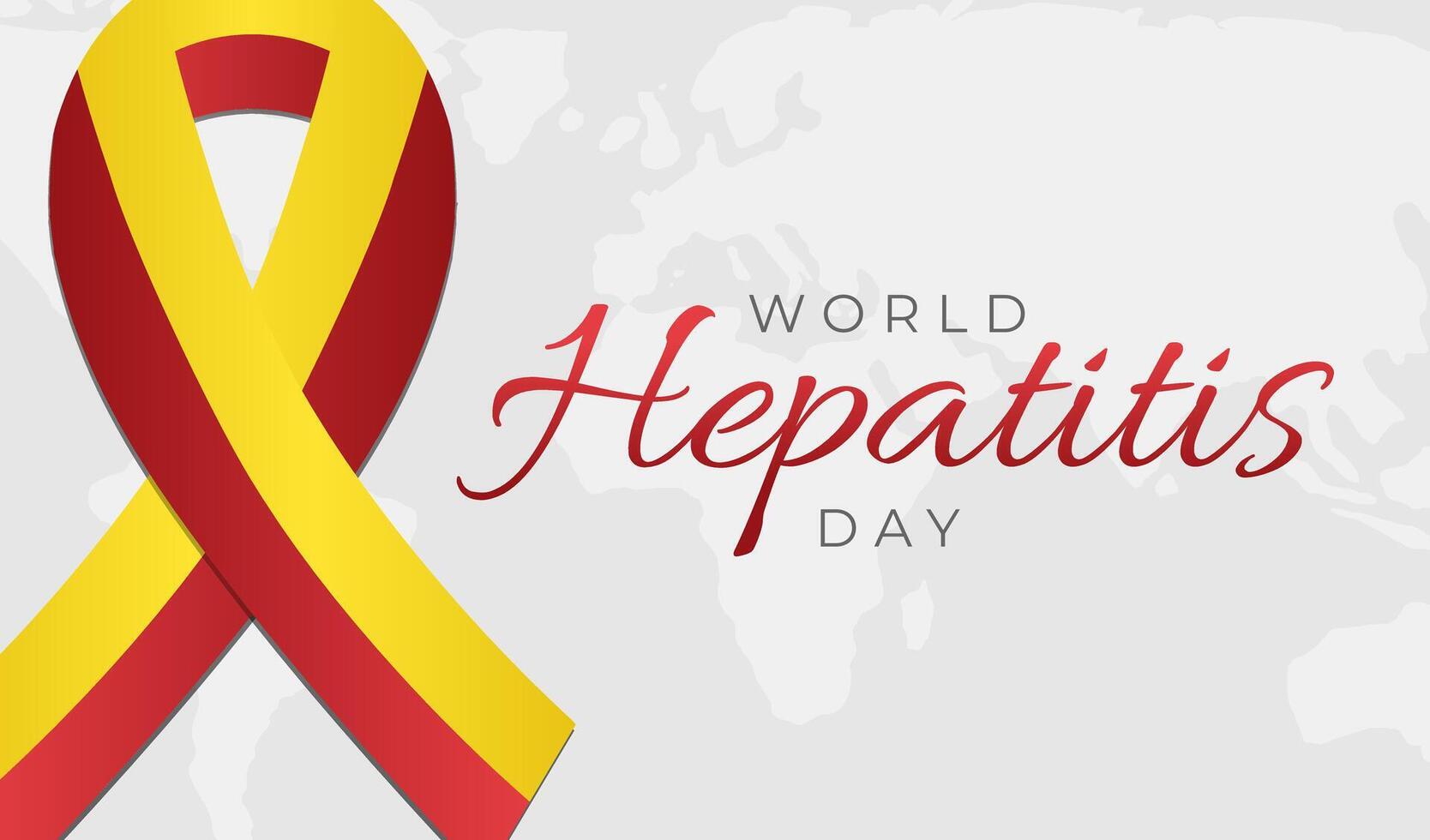 Hepatitis Day Background Illustration Banner vector