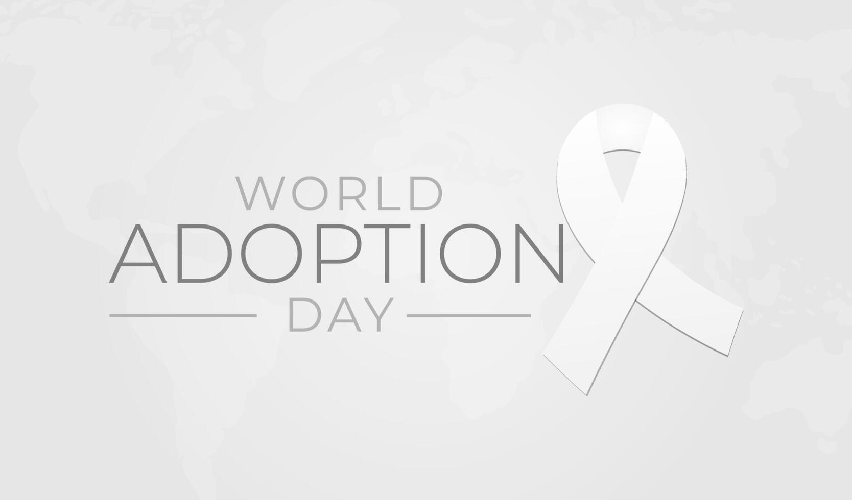 World Adoption Day Background Illustration vector