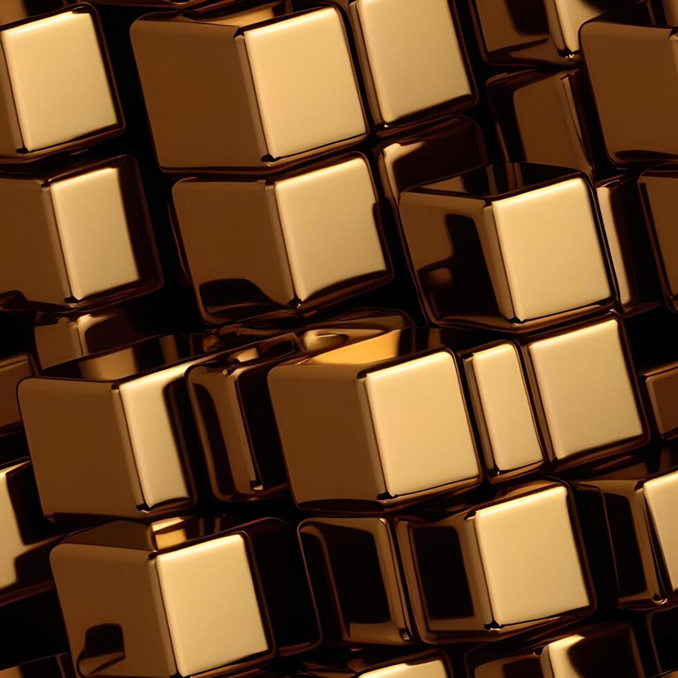 Gold geometric elements seamless Pattern photo