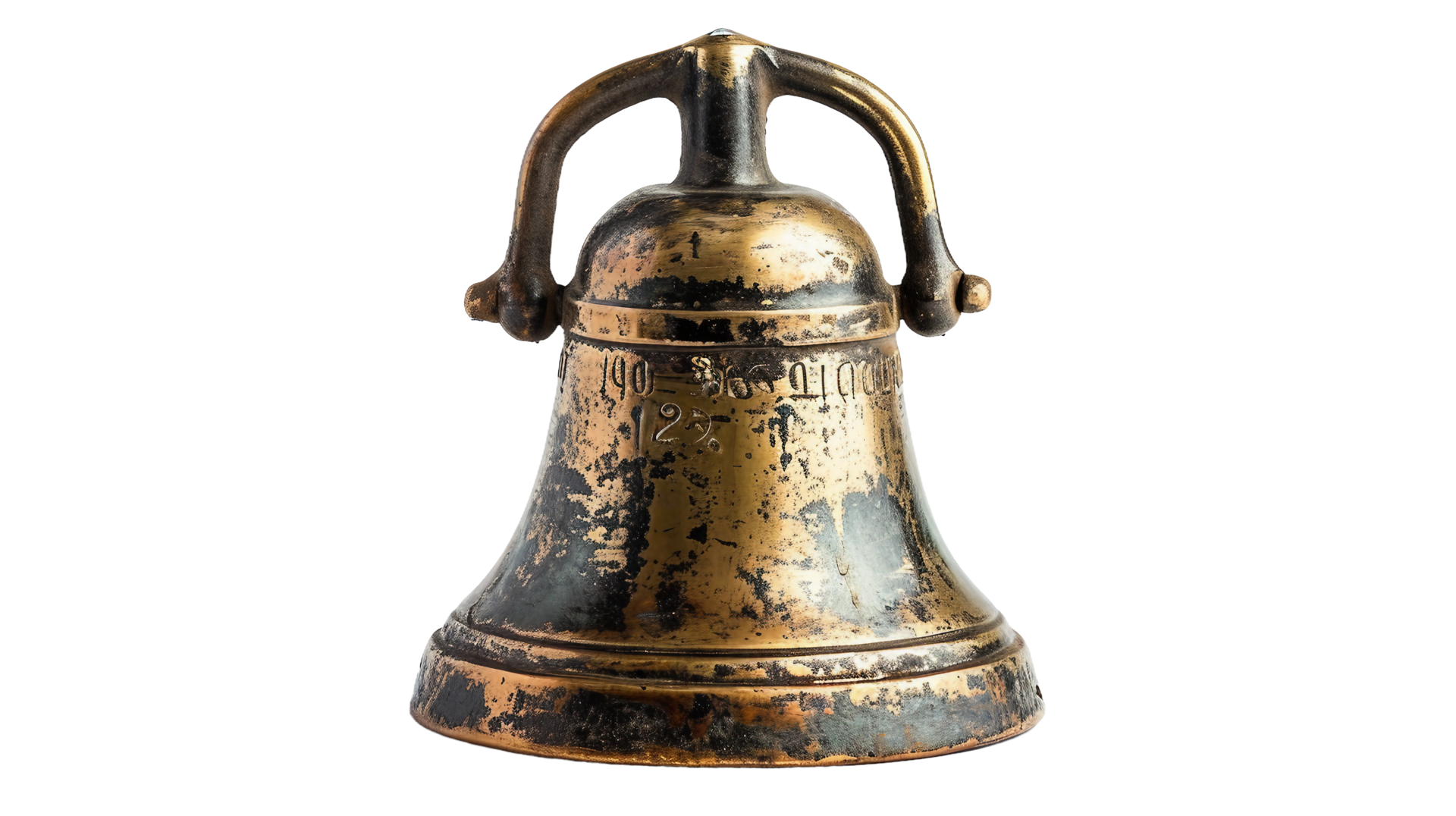 Nostalgic Brass Bell On Transparent Background 43245765 PNG