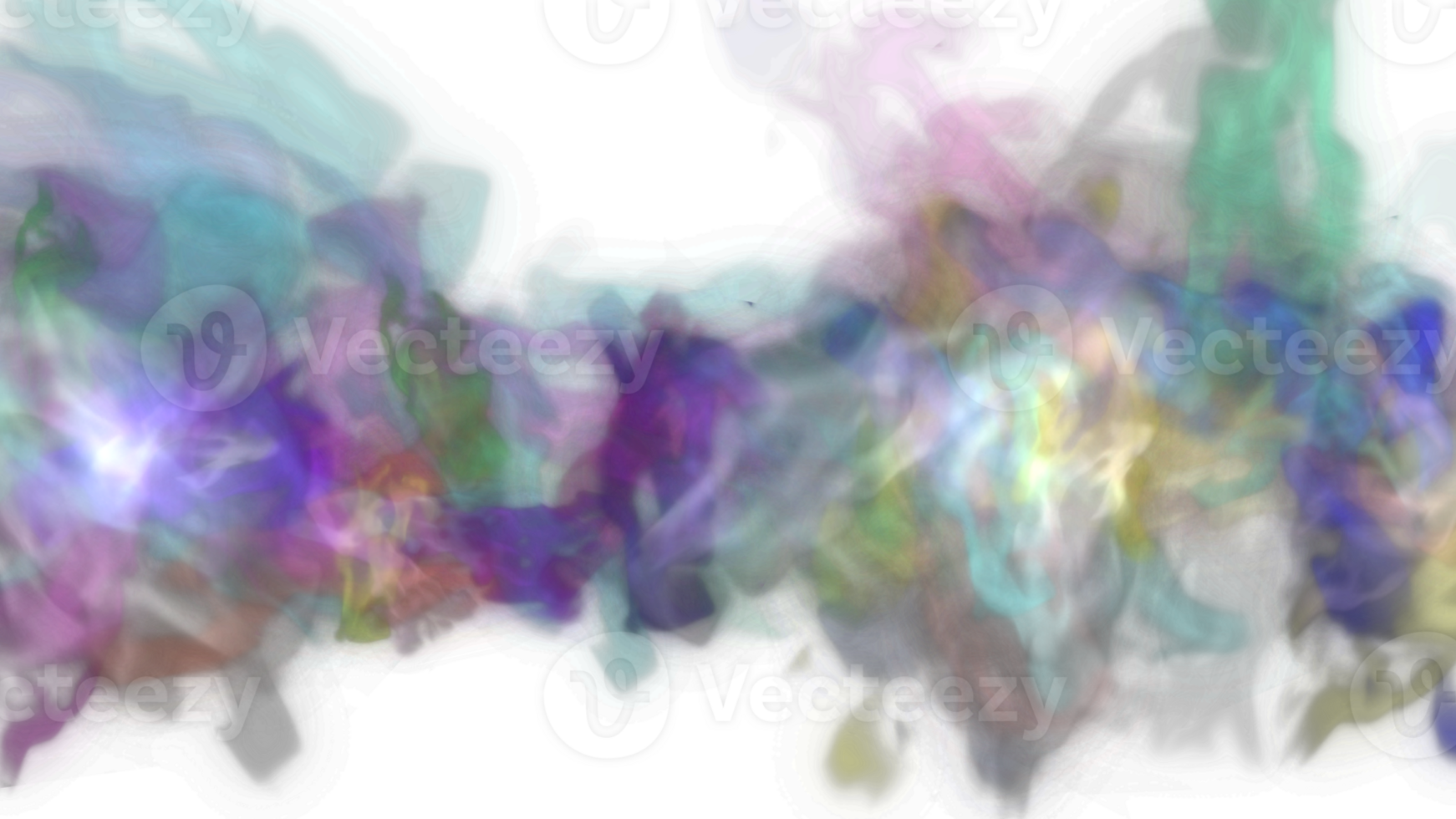 abstract background with many colorful smoke png