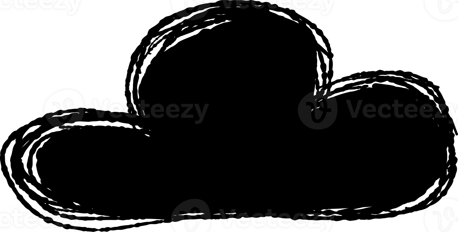 Texture chalk shape cloud png