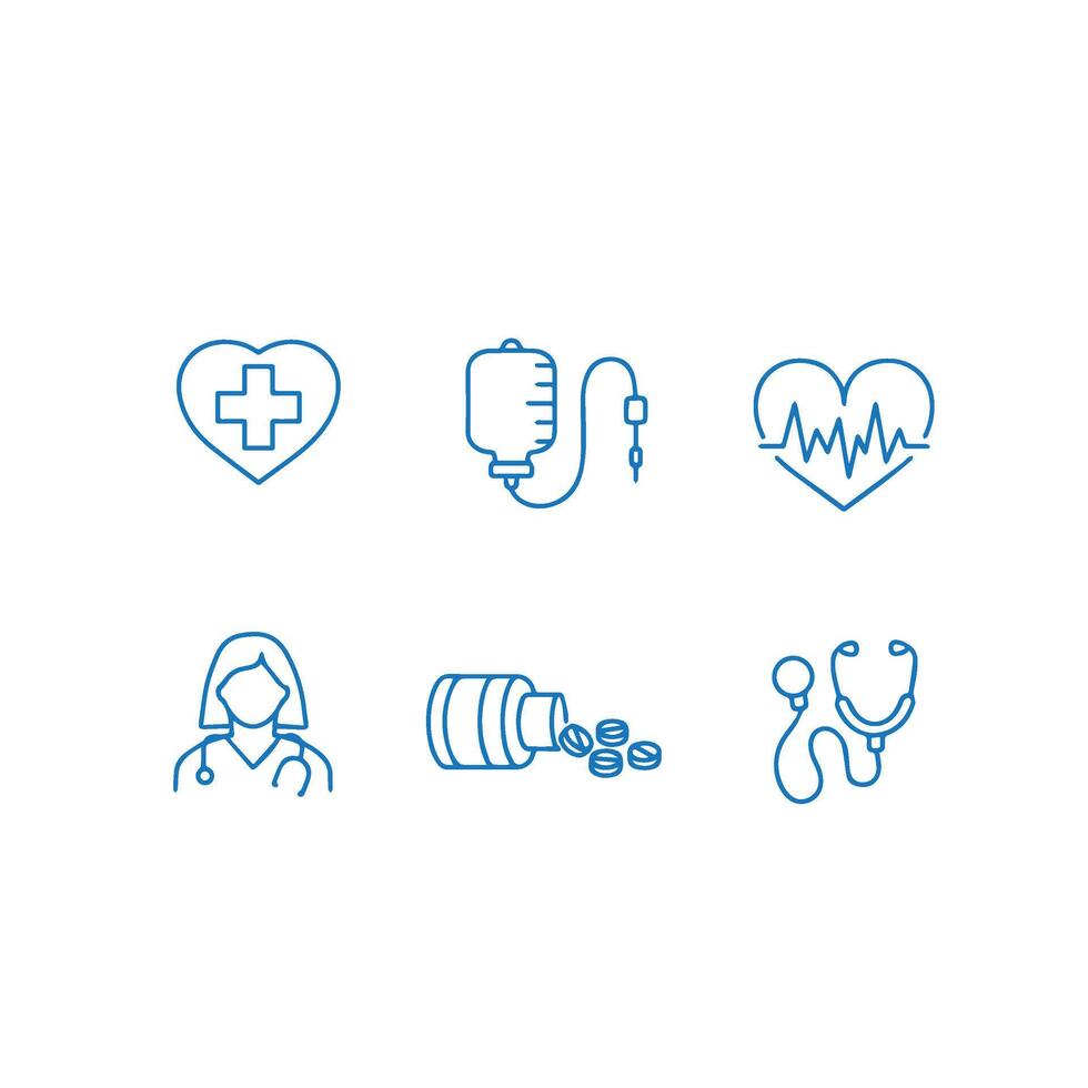 Medical icons set , healthcare icon vector