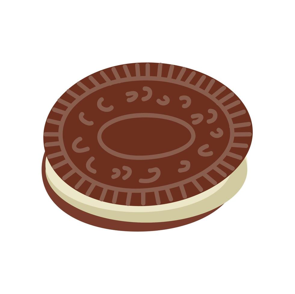 emparedado Galleta icono clipart avatar logotipo aislado ilustración vector