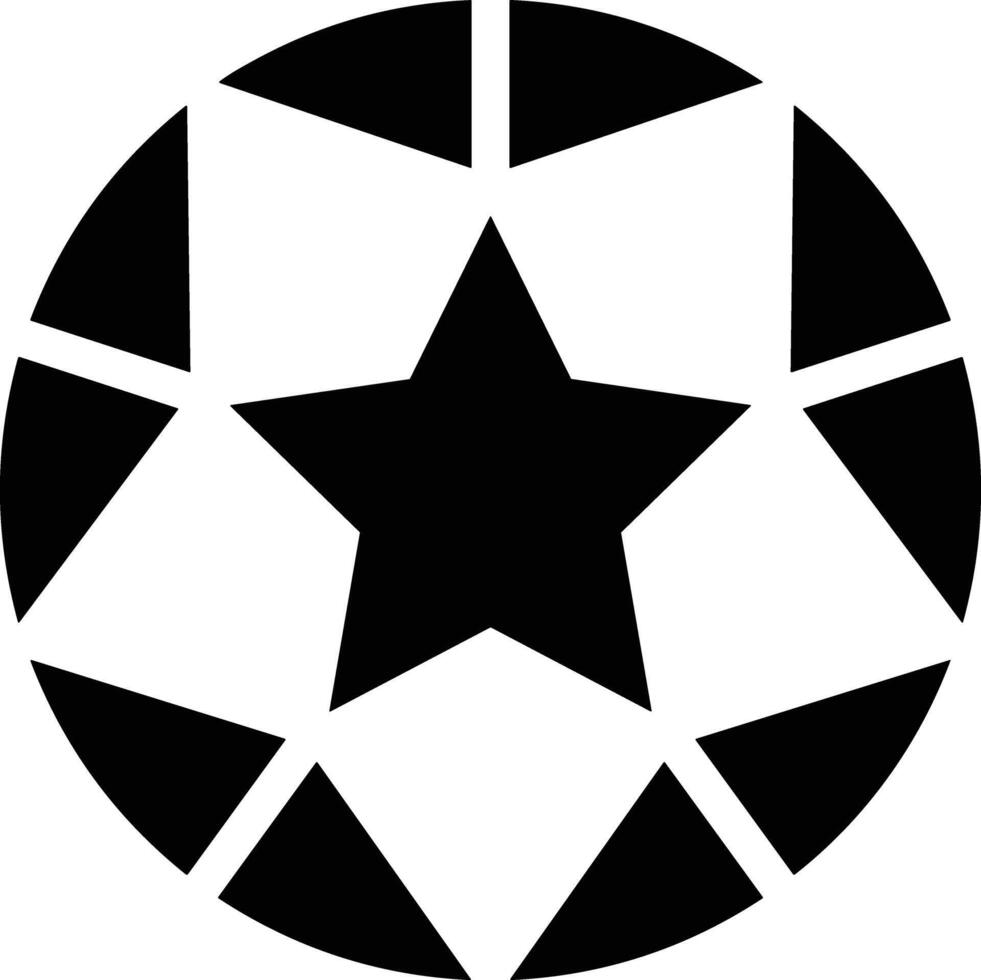 Star icon symbol image for rangking or rating reward vector