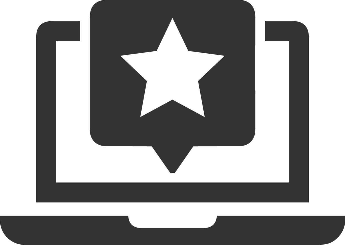 Star icon symbol image for rangking or rating reward vector