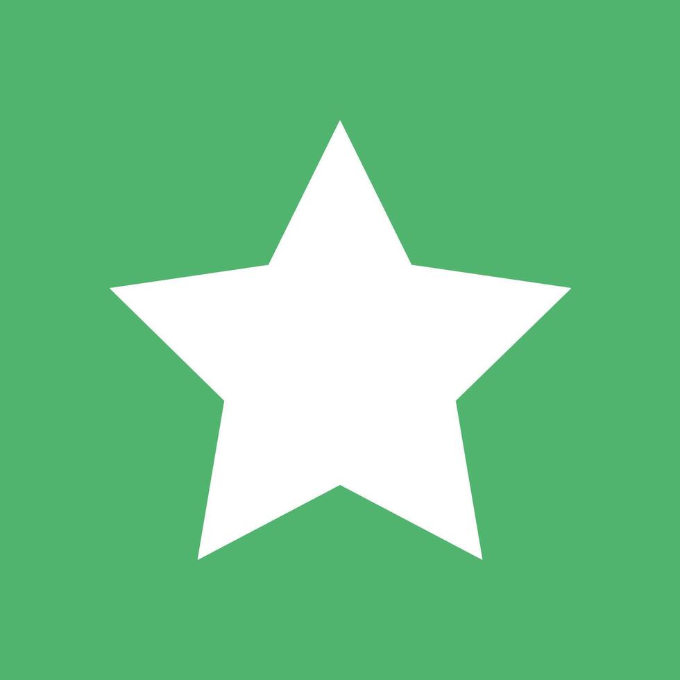 Star icon symbol image for rangking or rating reward vector
