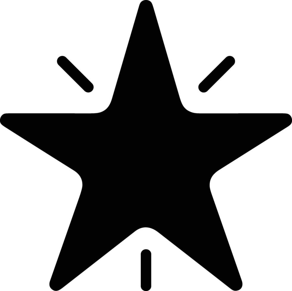 Star icon symbol image for rangking or rating reward vector
