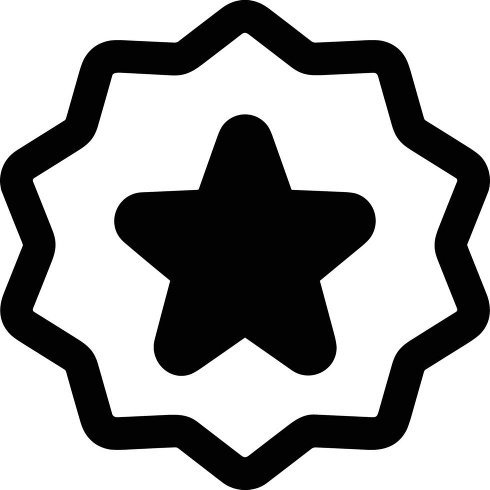 Star icon symbol image for rangking or rating reward vector