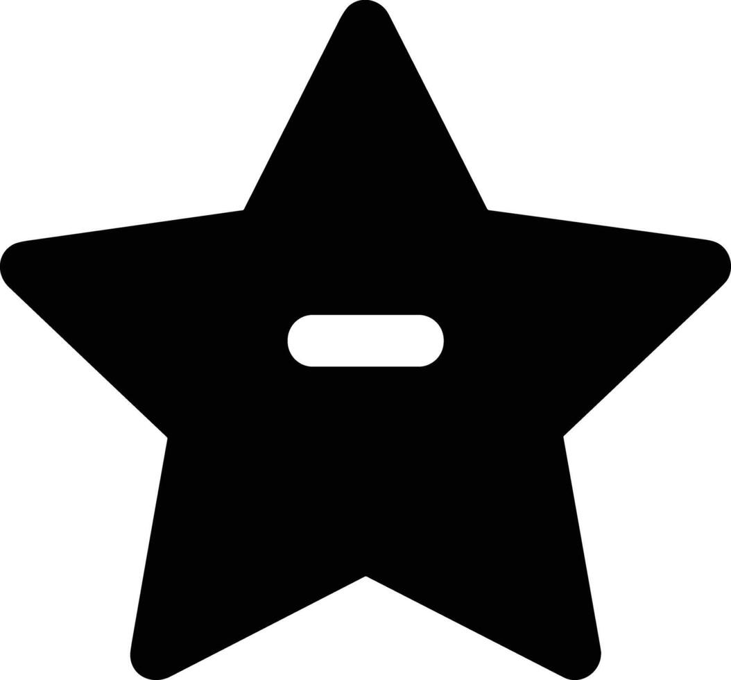 Star icon symbol image for rangking or rating reward vector