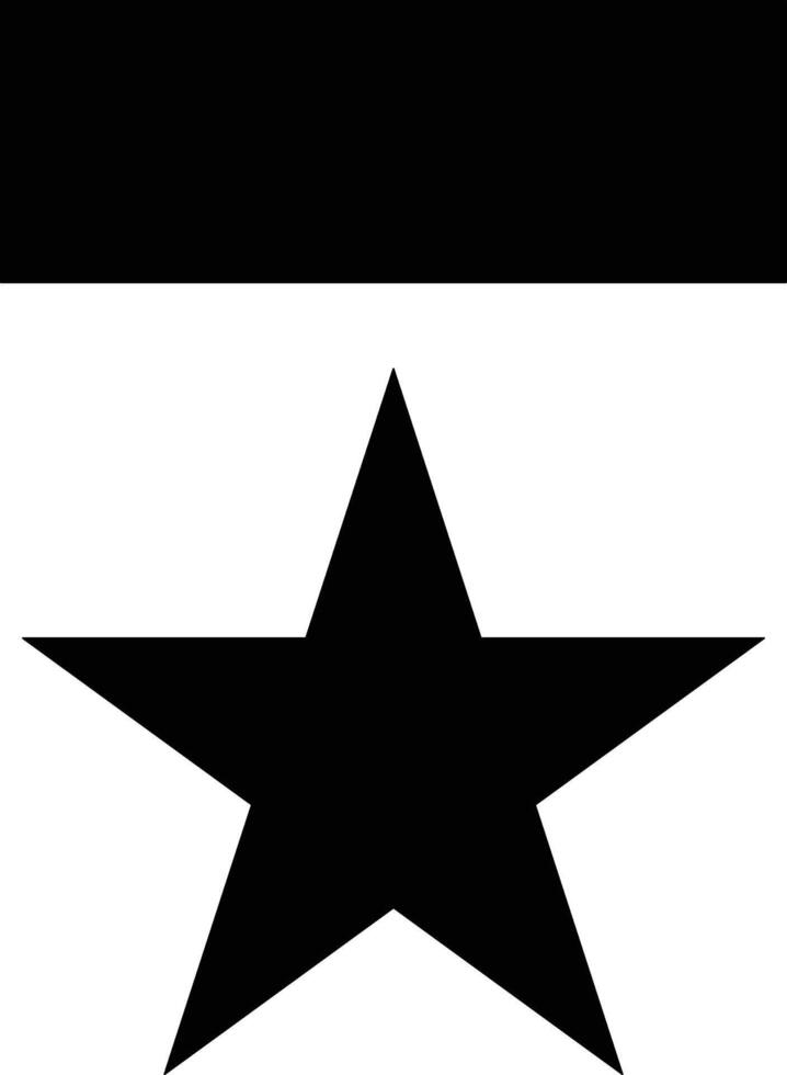 Star icon symbol image for rangking or rating reward vector