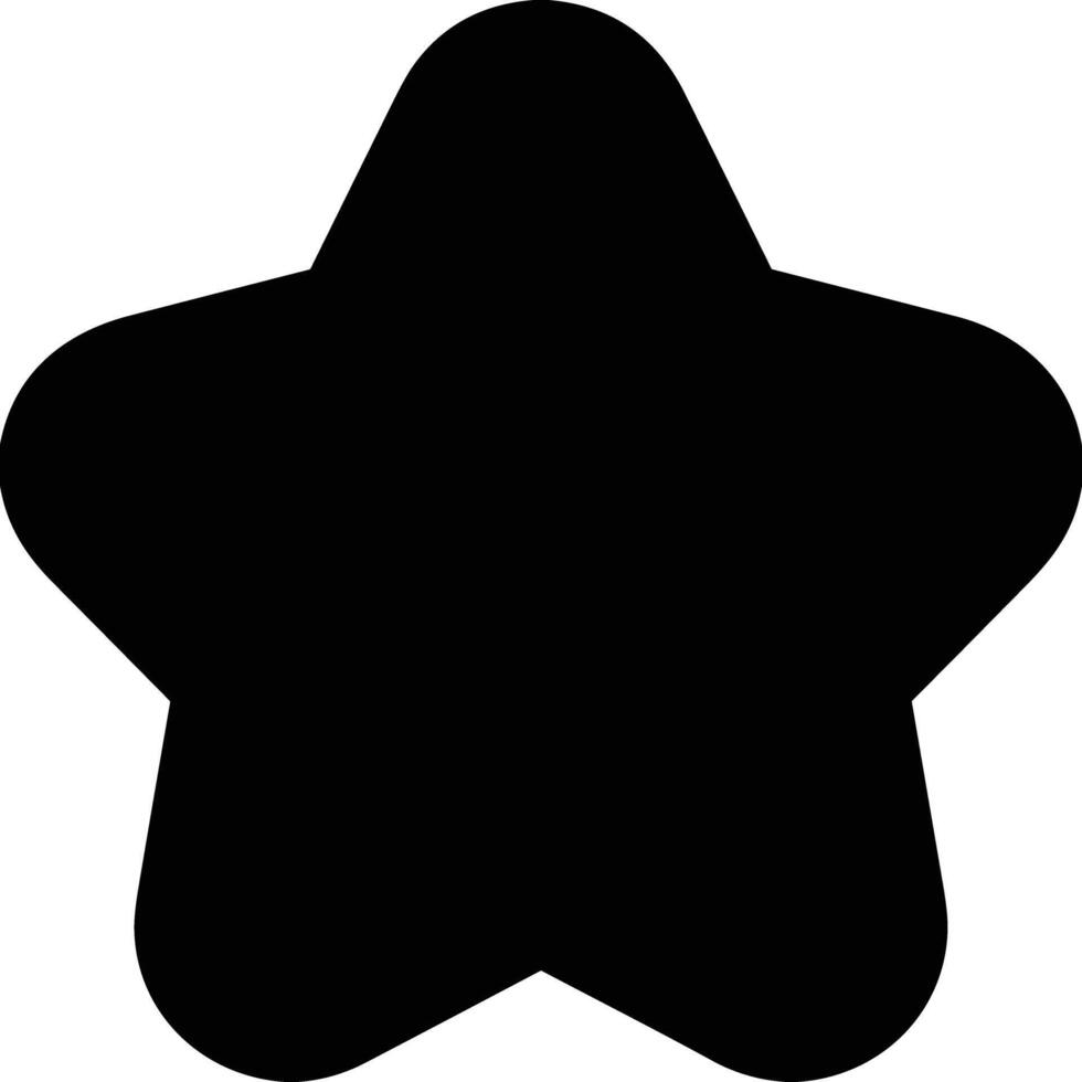 Star icon symbol image for rangking or rating reward vector