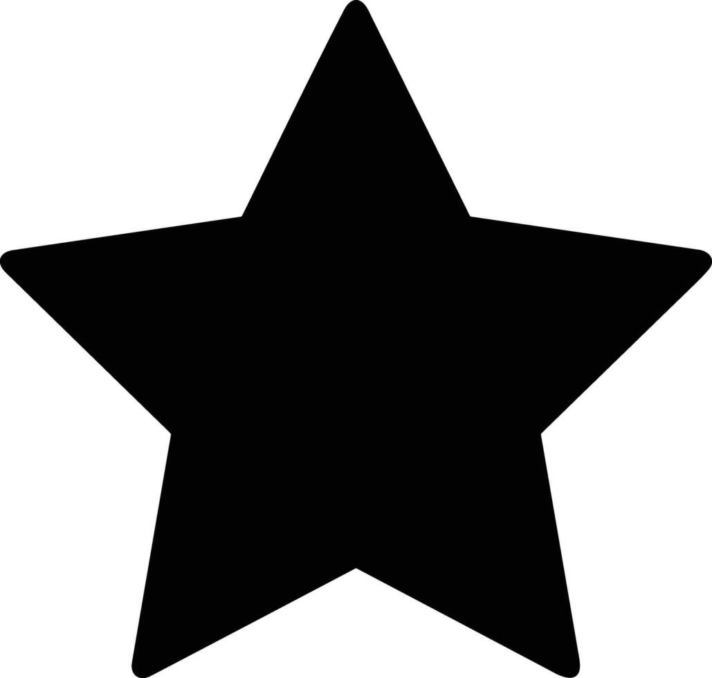 Star icon symbol image for rangking or rating reward vector