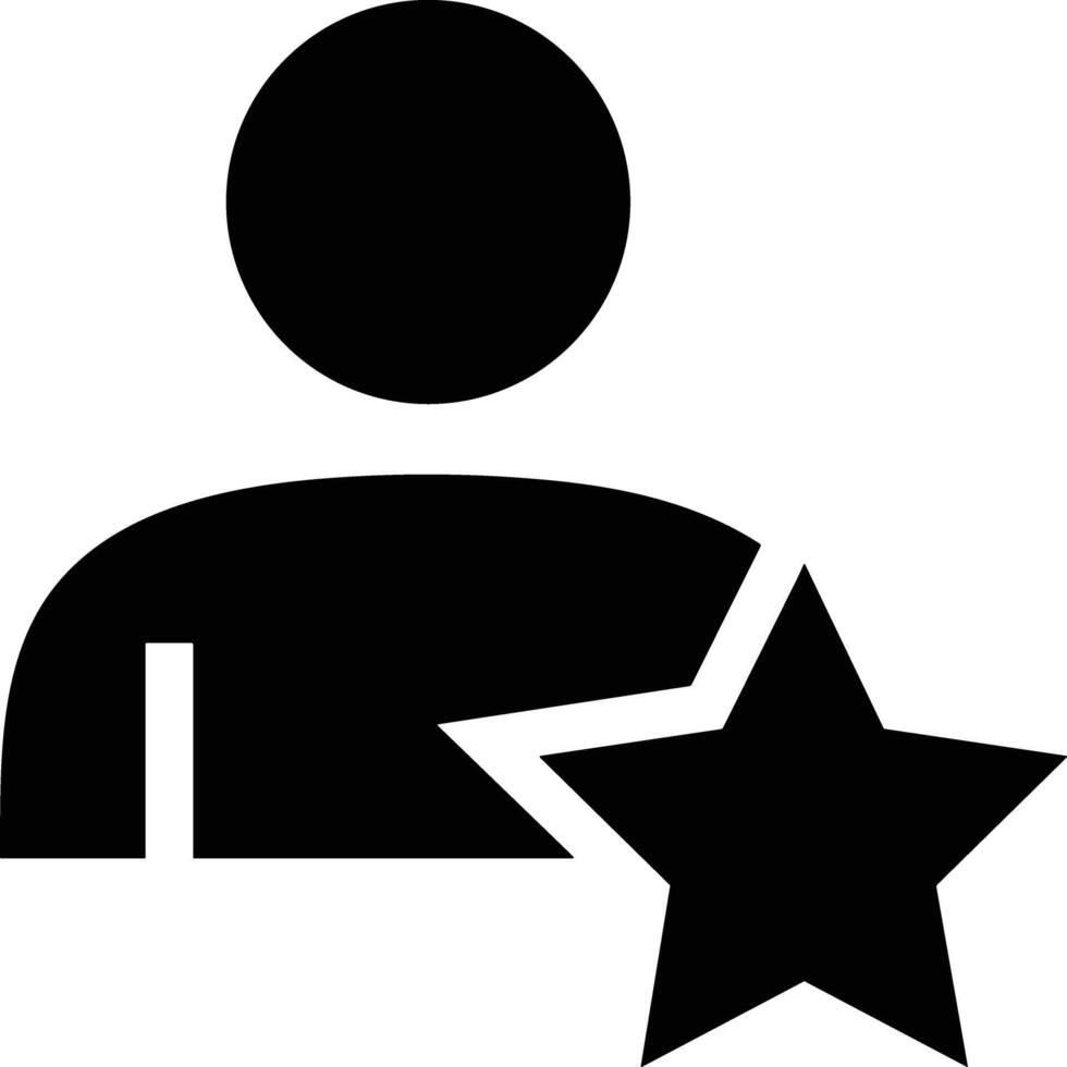 Star icon symbol image for rangking or rating reward vector
