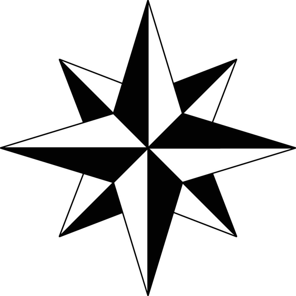Star icon symbol image for rangking or rating reward vector