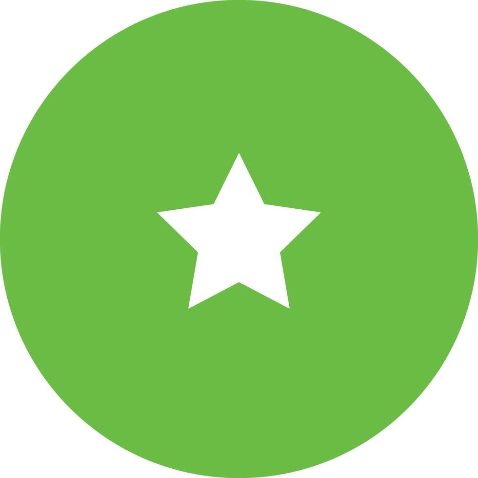 Star icon symbol image for rangking or rating reward vector