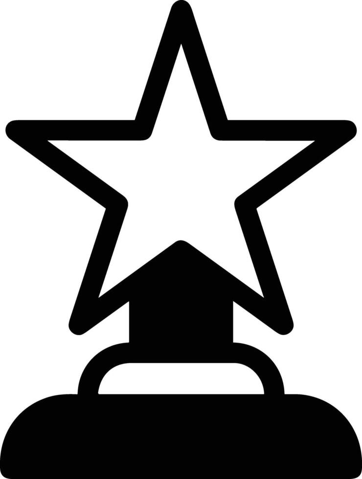 Star icon symbol image for rangking or rating reward vector