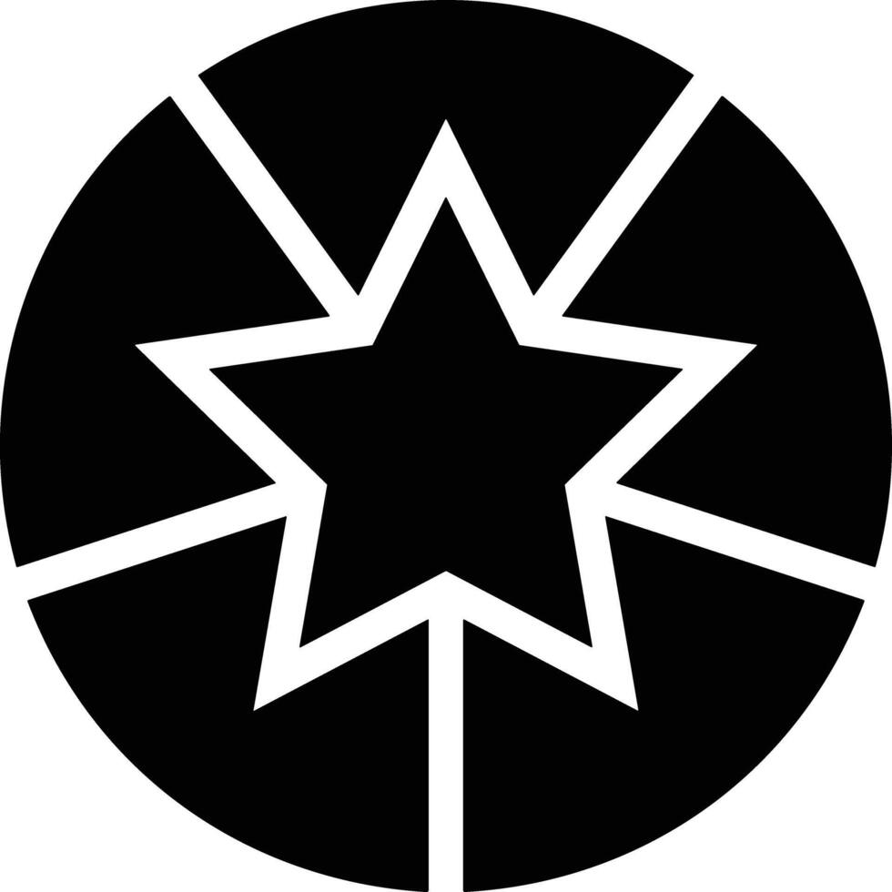 Star icon symbol image for rangking or rating reward vector