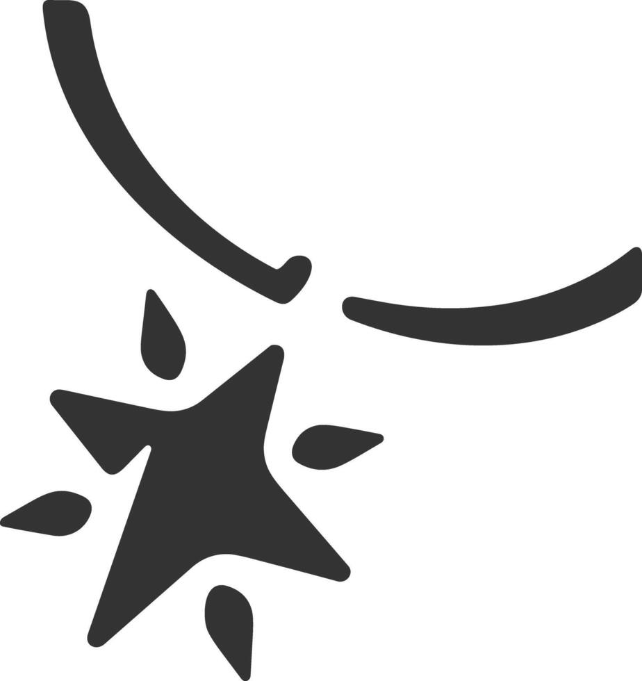Star icon symbol image for rangking or rating reward vector
