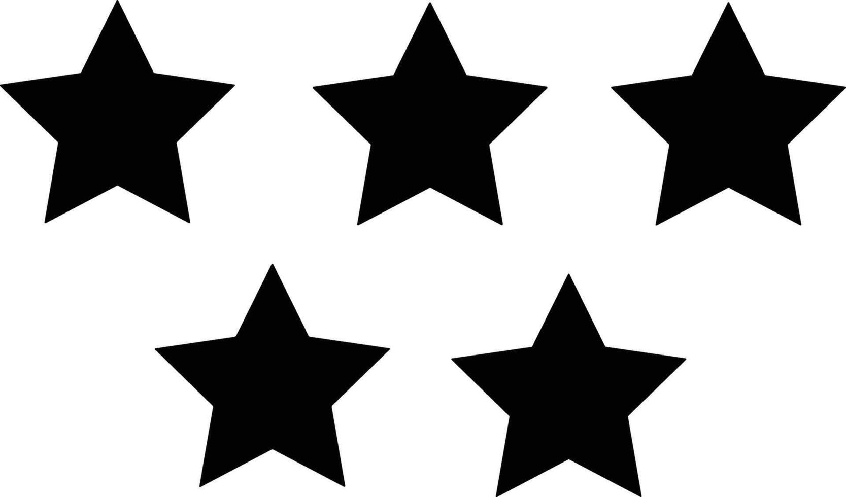 Star icon symbol image for rangking or rating reward vector