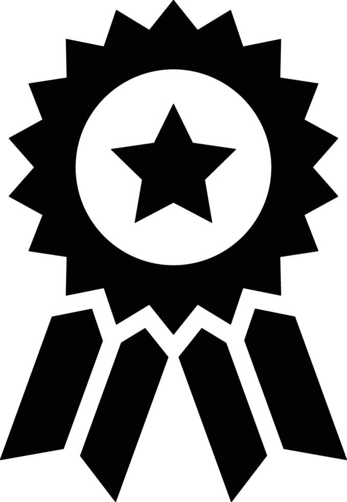 Star icon symbol image for rangking or rating reward vector